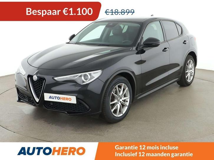 Alfa Romeo Stelvio 2.2 JTDM Super 2WD (bj 2018, automaat), Auto's, Alfa Romeo, Te koop, Stelvio, ABS, Achteruitrijcamera, Airbags
