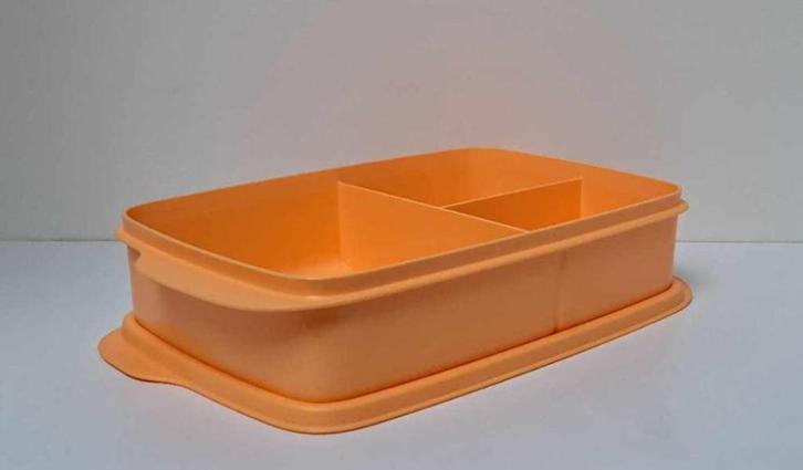 Tupperware™ « Lunchbox Compartimentée » orange, Maison & Meubles, Cuisine| Tupperware, Neuf, Boîte, Orange, Envoi