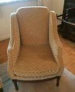 Canapé fauteuil  1-zit zetel stijl Louis XVI (afhalen Aalter, Antiek en Kunst, Ophalen