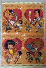 Natacha 4 autocollants 1981 walthéry, Une BD, Enlèvement ou Envoi, Neuf, F. Walthéry