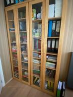 boekenkast Ikea Bonde met glazen deuren, Maison & Meubles, Hedendaags, Comme neuf, 200 cm ou plus, 25 à 50 cm