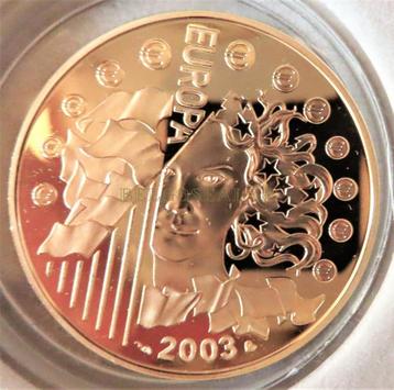  20€ GOUDEN munt 2003 Frankrijk 