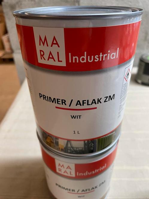 Industrial witte, roestwerende primer en aflak in 1, 1liter, Hobby & Loisirs créatifs, Peinture, Neuf, Enlèvement ou Envoi