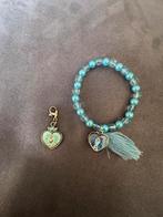 Olaf Frozen armband en hangertje/bedeltje, Enlèvement, Comme neuf, Bleu, Bracelet