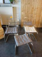 5x Chaise de salle à manger Ikea TOBIAS, transparente/chromé, Autres couleurs, Métal, Comme neuf, Enlèvement