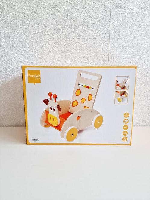 Scratch - Pousseur en bois - Girafe - Neuf !, Enfants & Bébés, Jouets | Jouets en bois, Neuf, Jouet à Pousser ou Tirer, Enlèvement ou Envoi