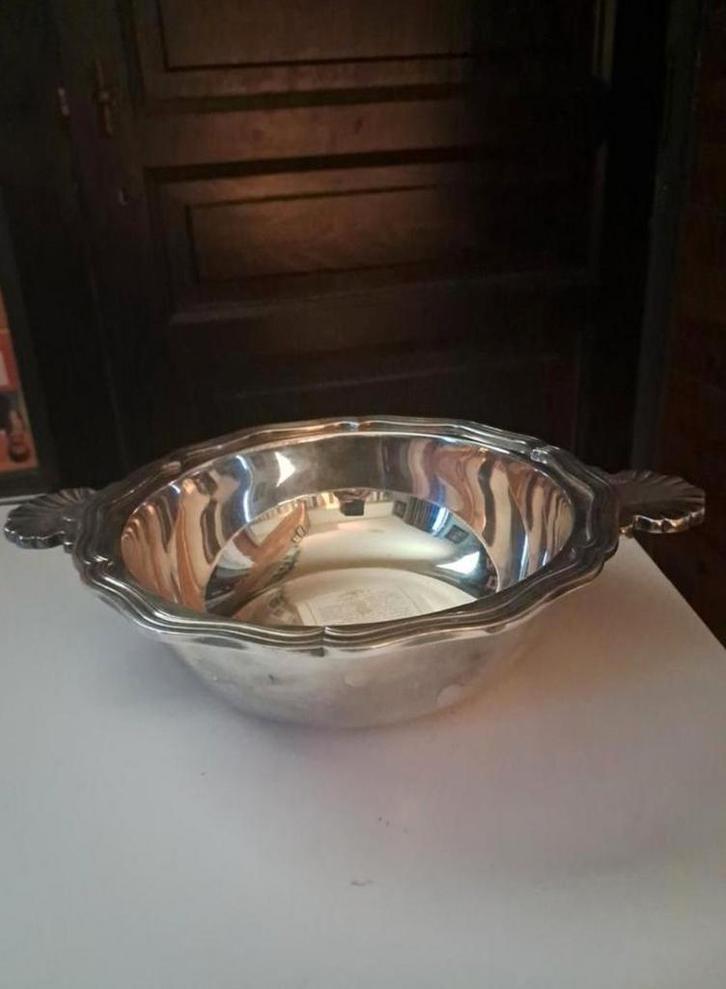 Christofle zilverkleurige schaal, Antiek en Kunst, Antiek | Schalen, Ophalen