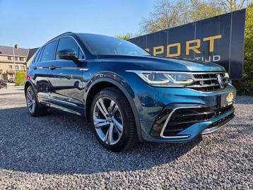 Volkswagen Tiguan 1.5 TSI R-Line OPF DSG/virt.cockpit/trekha, Auto's, Volkswagen, 4 cilinders, USB, Blauw, https://public.car-pass.be/vhr/aecee463-14d3-4316-a711-ffb098a6a38a
