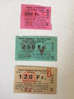 Trois billets Royal Charleroi Sporting Club 90, Tickets & Billets