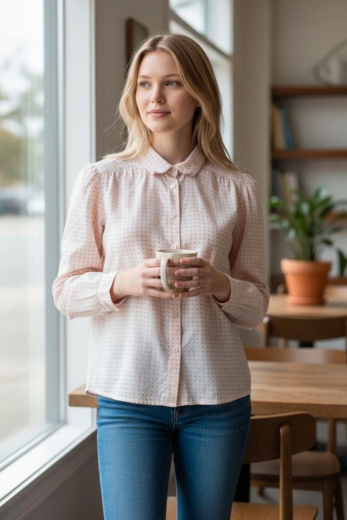 ✨️VINTAGE Blouse Maat S/M - Met BUNDELKORTING‼️✨️, Kleding | Dames, Blouses en Tunieken, Zo goed als nieuw, Maat 36 (S), Roze