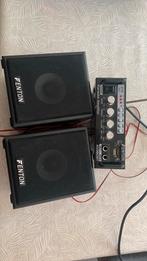 Boxen met een karaoke amplifier, Ophalen of Verzenden, Zo goed als nieuw