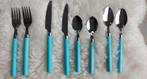 Blauw besteksetje, Ophalen of Verzenden, Gebruikt, Bestekset