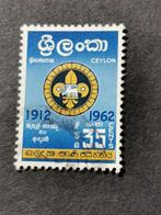Ceylan 1962 - 50 ans de scouts, Enlèvement ou Envoi, Affranchi, Asie du Sud