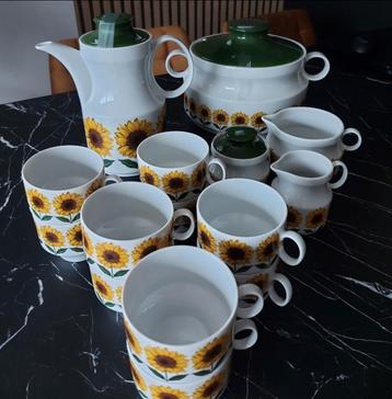 Bavaria vintage zonnebloemenset beschikbaar voor biedingen