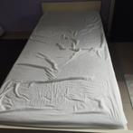 volledig eenpersoonsbed 90X200, Ophalen, 90 cm, Eenpersoons, Wit