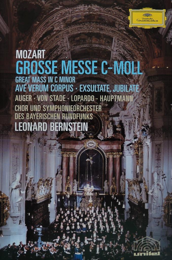 DVD - Grosse Messe / Mozart - SBR/ Bernstein - Deutsche Gram, Cd's en Dvd's, Cd's | Klassiek, Zo goed als nieuw, Orkest of Ballet