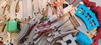 Grote houten treinbaan, Kinderen en Baby's, Speelgoed | Houten speelgoed, Ophalen, Zo goed als nieuw