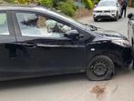 Mazda 2 accidentée, 5 places, Berline, Noir, Tissu