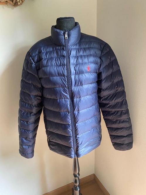 Polo Ralph Lauren donkerblauw donsjasje (tussenseizoen) - S, Kleding | Dames, Jasjes, Kostuums en Pakken, Zo goed als nieuw, Jasje