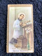Devotie prentje P 442 S Aloysius 4x7cm, Ophalen of Verzenden, Zo goed als nieuw, Kaart of Prent, Christendom | Katholiek