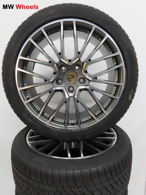 Porsche Cayenne SUV 9Y 21 inch Originele velgen winterbanden, Auto-onderdelen, Banden en Velgen, Banden en Velgen, Winterbanden