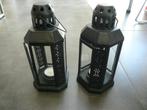 2 theelichthouders Ikea Enrum, Moins de 25 cm, Comme neuf, Enlèvement, Métal