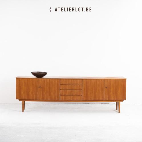 Vintage lowboard, Huis en Inrichting, Kasten |Televisiemeubels, Zo goed als nieuw, Minder dan 100 cm, 200 cm of meer, Ophalen