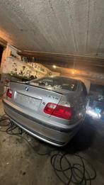 Bmw e46 project, 4 deurs, Zwart, Particulier, Zilver of Grijs