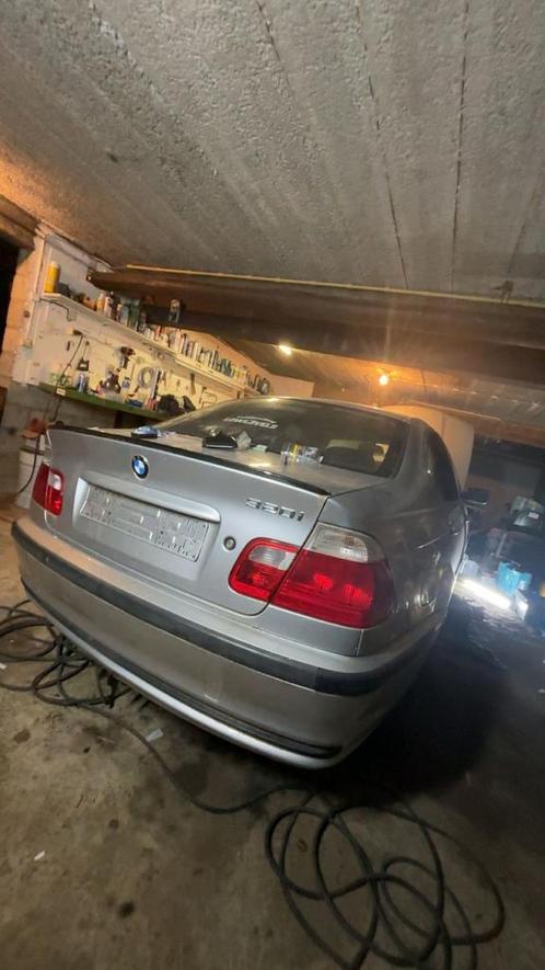 Bmw e46 project, Auto's, BMW, Particulier, 3 Reeks, Benzine, Berline, 4 deurs, Handgeschakeld, Zilver of Grijs, Zwart, Stof, Achterwielaandrijving