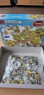 Puzzel Crazy Europe, Comic Collection, King, 1000 stukjes, Ophalen of Verzenden