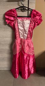 Roos prinsessenkleed 6-8 jaar, Kinderen en Baby's, Ophalen, Gebruikt, 122 t/m 128, Meisje