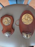 2 wijwatervaatjes, Antiek en Kunst, Antiek | Religieuze voorwerpen, Ophalen of Verzenden