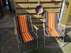 Vintage tuinstoelen, Ophalen, Gebruikt, Inklapbaar