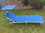 Ligbed, Tuin en Terras, Ophalen, Gebruikt, Aluminium