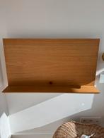 Zwevend eiken bureau - inklapbaar, Huis en Inrichting, Ophalen, Zo goed als nieuw, Bureau