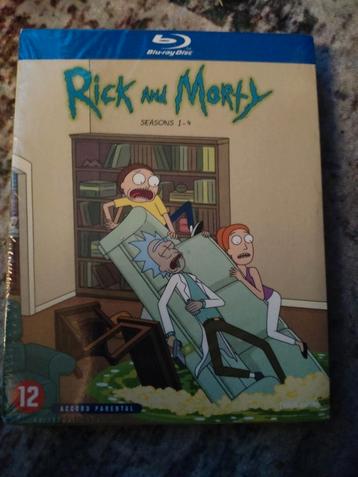 Blu-ray box Rick and morty compl sez 1-4 aangeb nieuwe seale beschikbaar voor biedingen
