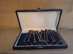 Set vintage verzilverde messenleggers in Art Deco stijl, Ophalen
