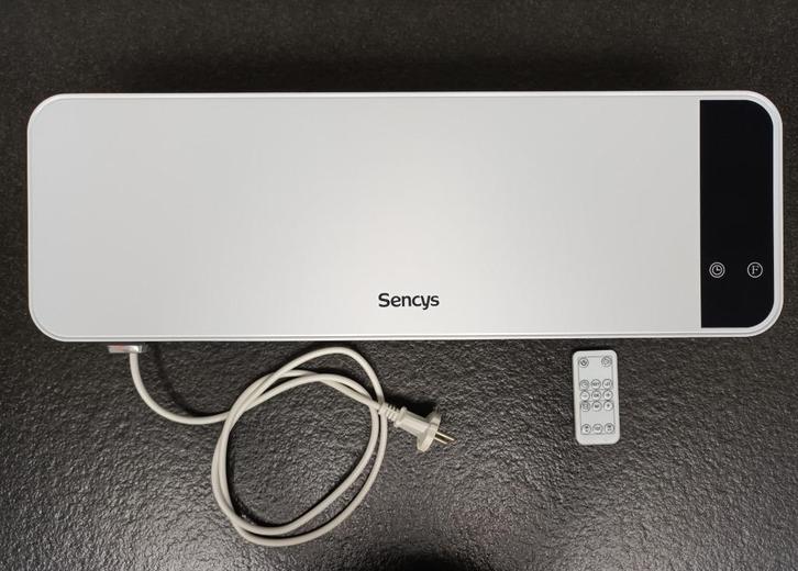 Keramische convector - Sencys - 2000W, Doe-het-zelf en Bouw, Verwarming en Radiatoren, Zo goed als nieuw, Thermostaat, 800 watt of meer