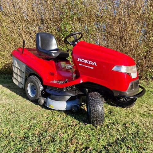 Z.G.A.N. Honda HF2417 hydrostaat middenmaaier bj 2014, Tuin en Terras, Zitmaaiers, Zo goed als nieuw, 90 tot 120 cm, Elektrische starter