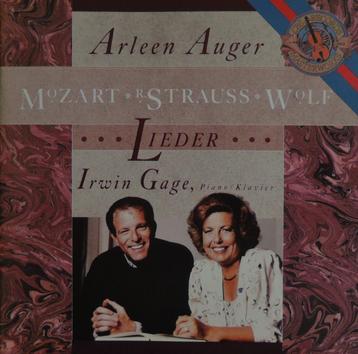 Liederen / Mozart, Strauss en Wolf - Auger / Gage - CBS- DDD