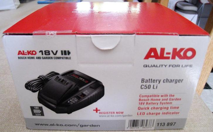 chargeur AL-KO compatible BOSH 18 volts, Doe-het-zelf en Bouw, Gereedschap | Machine-onderdelen en Toebehoren, Nieuw, Ophalen
