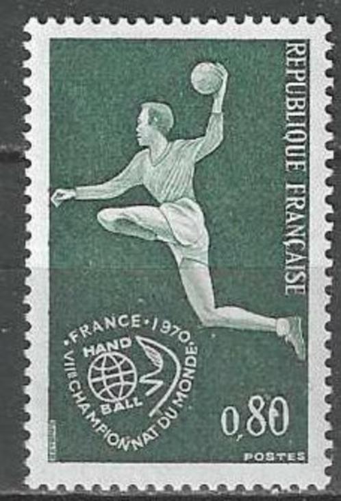 Frankrijk 1970 - Yvert 1629 - Kampioenschap Handbal (PF), Postzegels en Munten, Postzegels | Europa | Frankrijk, Gestempeld, Verzenden