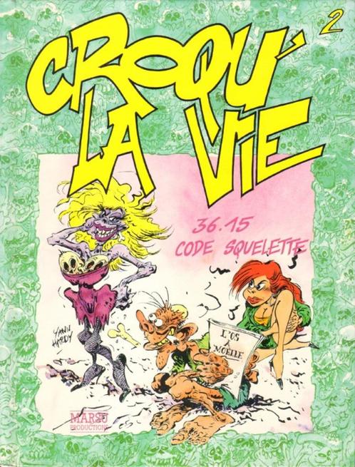 Croqu'la vie, t.2 : 36.15 code squelette, Boeken, Stripverhalen, Zo goed als nieuw, Eén stripboek, Ophalen of Verzenden