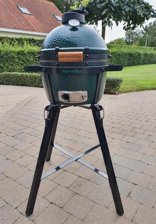 Big Green Egg MiniMax met onderstel, Tuin en Terras, Houtskoolbarbecues, Zo goed als nieuw, Ophalen