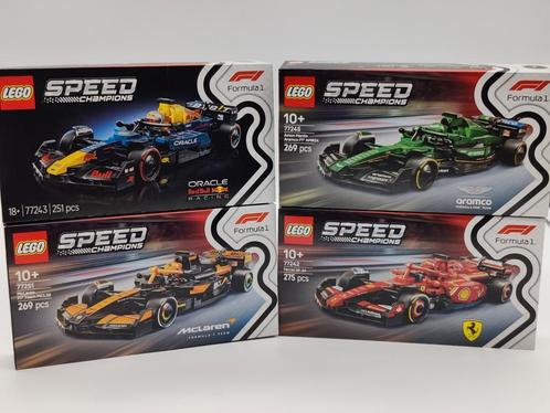Lego F1 speed champions 77243 - 77242 - 77245 - 77251, Kinderen en Baby's, Speelgoed | Duplo en Lego, Nieuw, Lego, Ophalen of Verzenden