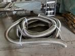 Schouwaansluiting flexibel INOX 140mm (+/- 23meter), Ophalen, Zo goed als nieuw, Inox