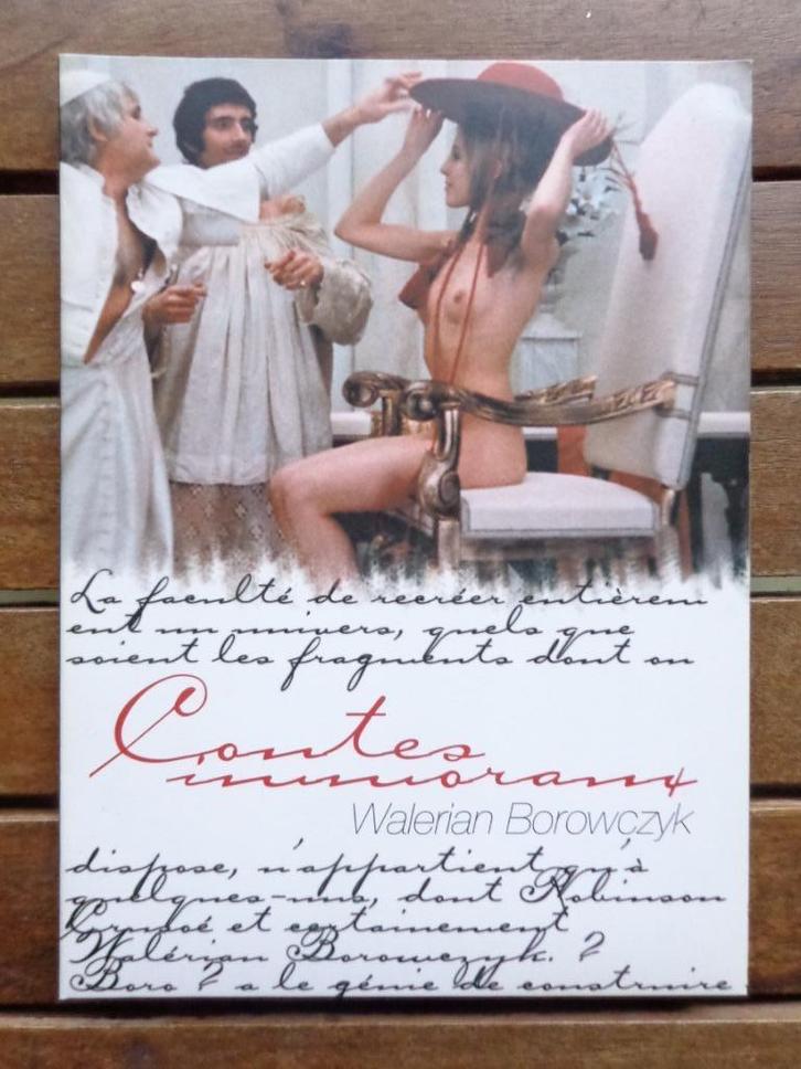 )))  Contes Immoraux  //  Walerian Borowczyk   (((, Cd's en Dvd's, Dvd's | Avontuur, Zo goed als nieuw, Vanaf 16 jaar, Ophalen of Verzenden