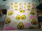 Nieuwe bedset met avocado van 135x200, Ophalen of Verzenden, Nieuw, Kussen