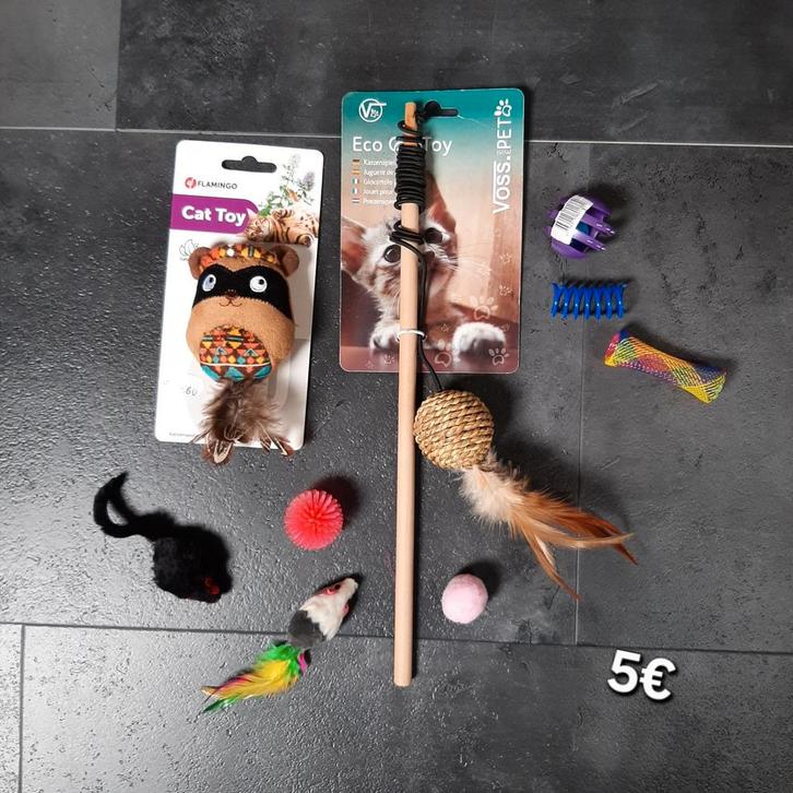 Kattenspeelgoed set nr 4, Dieren en Toebehoren, Kattenspeelgoed, Nieuw, Ophalen of Verzenden