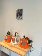 3 retro hanglampen, Ophalen, Zo goed als nieuw, Kunststof